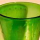Vase en verre soufflé d'Empoli 35 cm