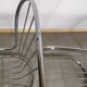 Lot de 4 chaise design en métal chromé années 70