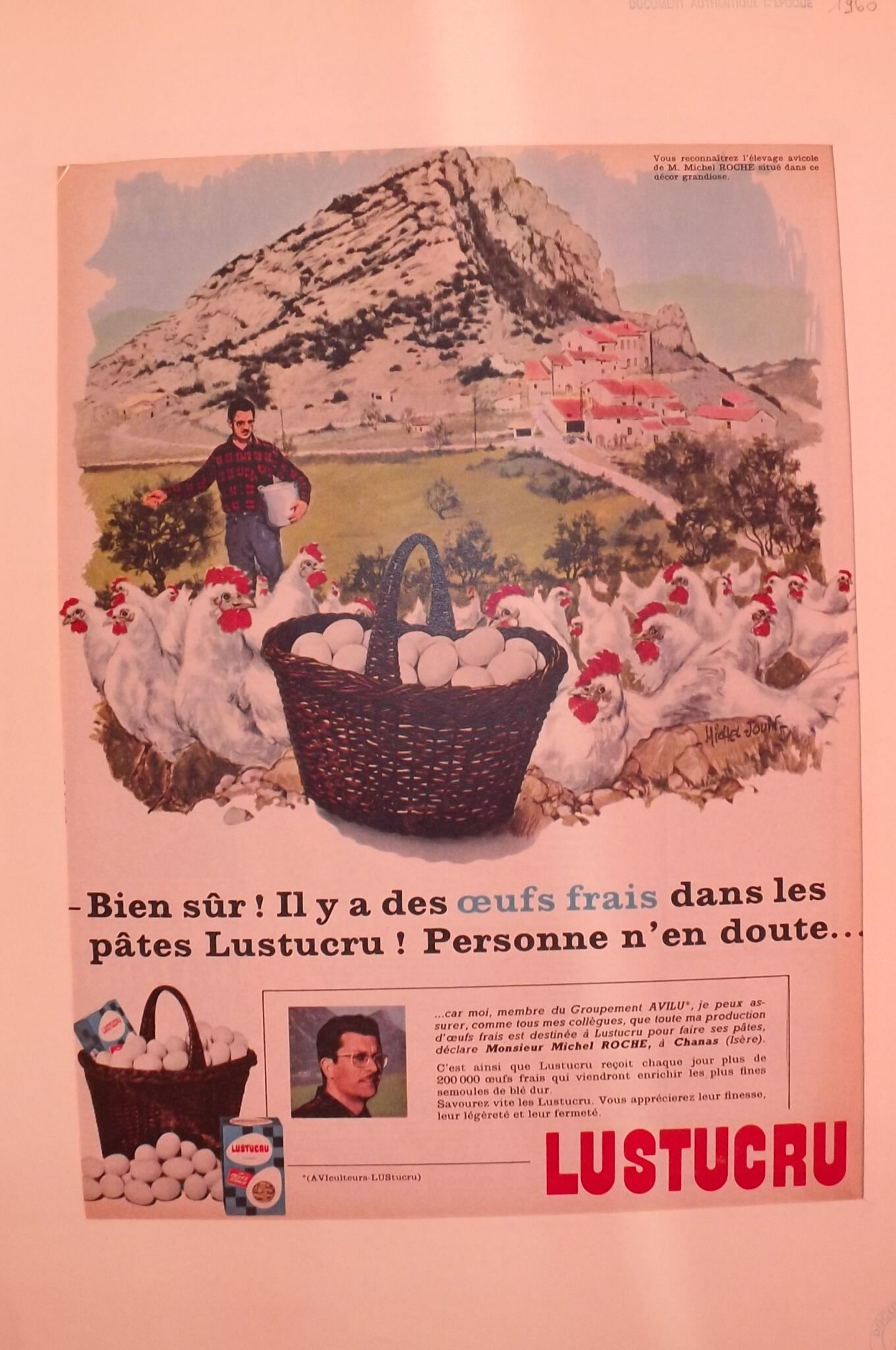 Poster pub Lustucru 1960