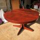 Table ronde à manger extensible Baumann et 4 chaises gondole