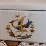 Moustiers style San Marino ceramic butter dish