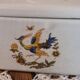 Moustiers style San Marino ceramic butter dish