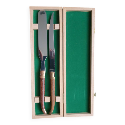 Coffret deux couteaux Lagiole