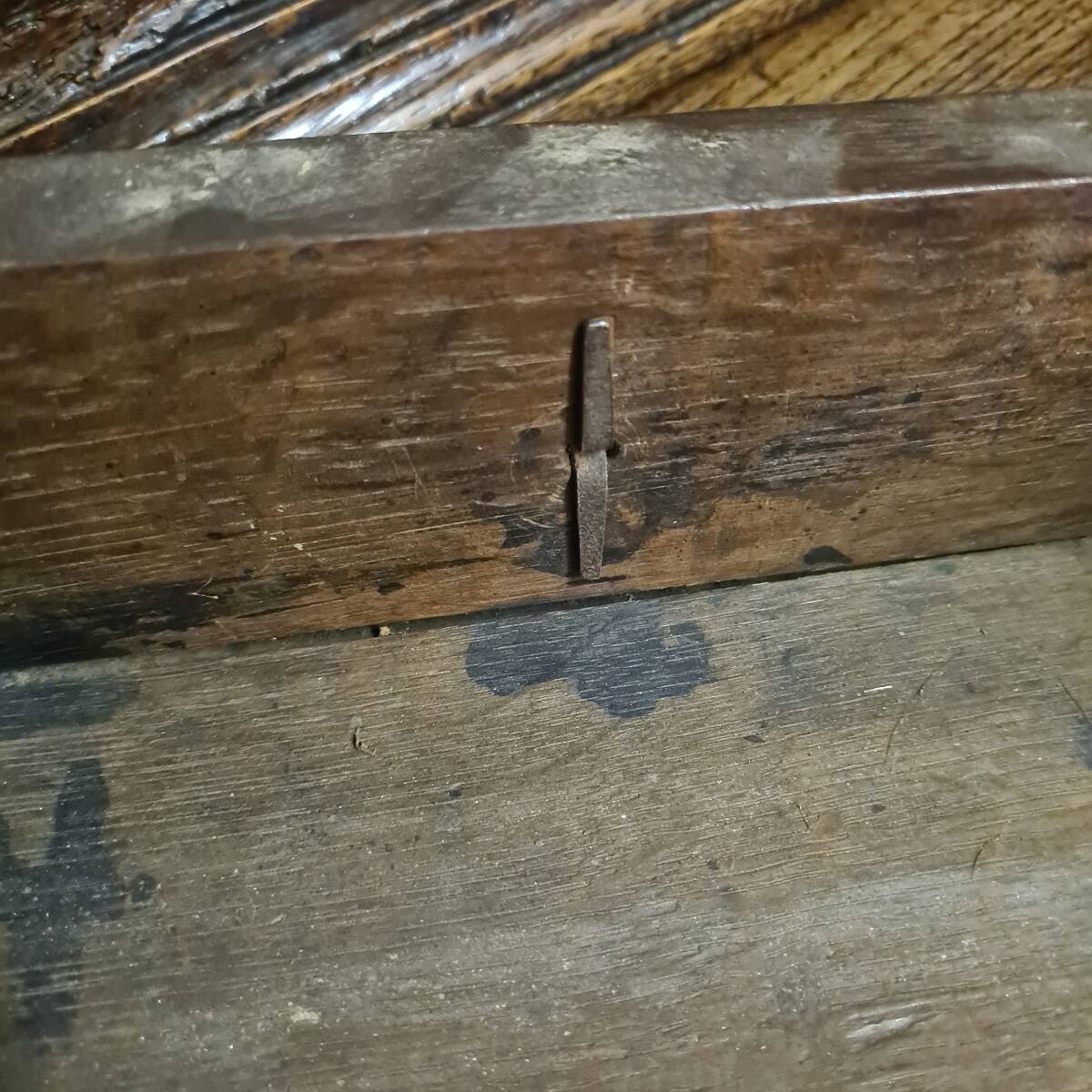 Antique French Oak Table Cabinet, Partly 18th Century