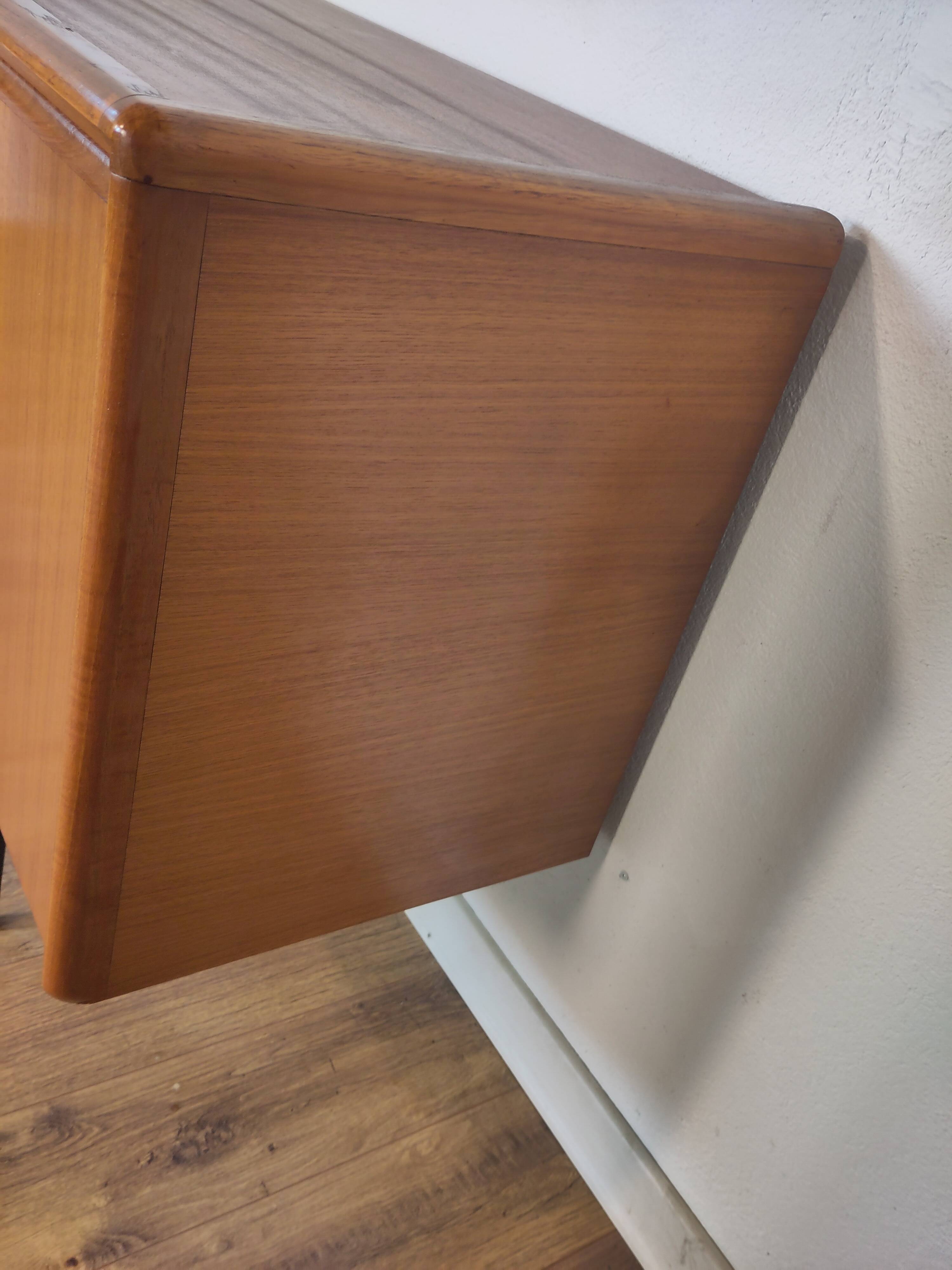 Scandinavian teak and metal sideboard