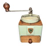 Blue Peugeot coffee grinder