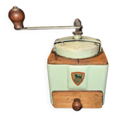 Blue Peugeot coffee grinder