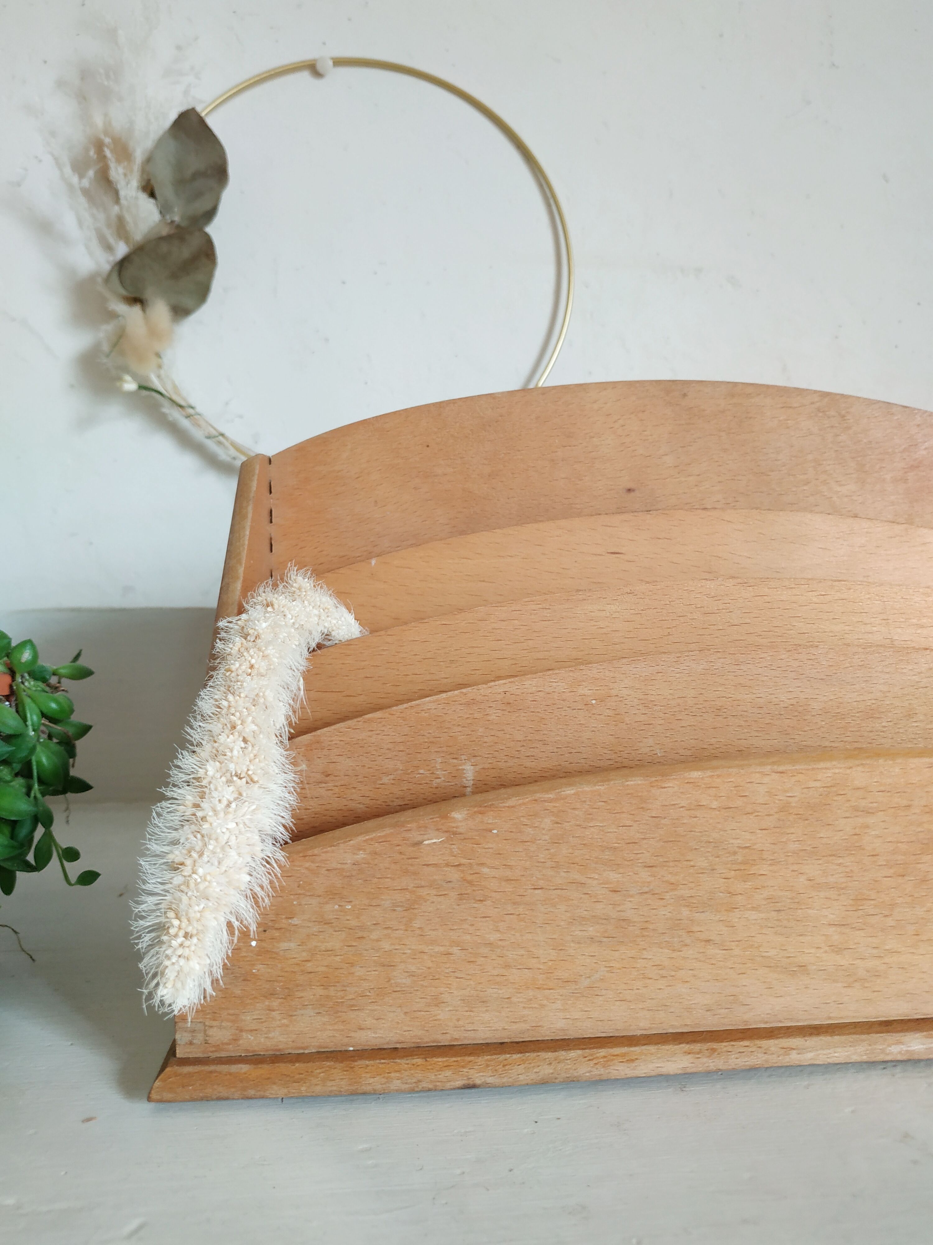 Old wooden letter carrier sorter