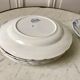 set of dessert plates in K&G Lunéville Iron Earth model "Angèle" late 19th century