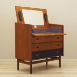 Teak dressing table, Danish design, 1970s, manufactured in Denmark