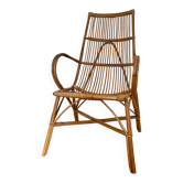 Vintage rattan armchair