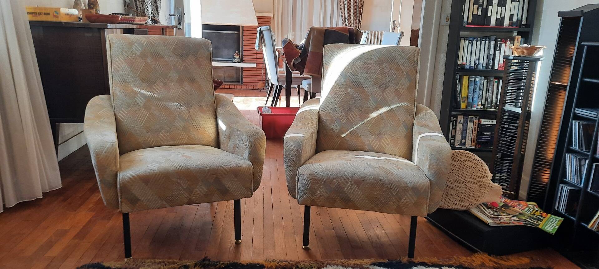 Canapé et deux fauteuils