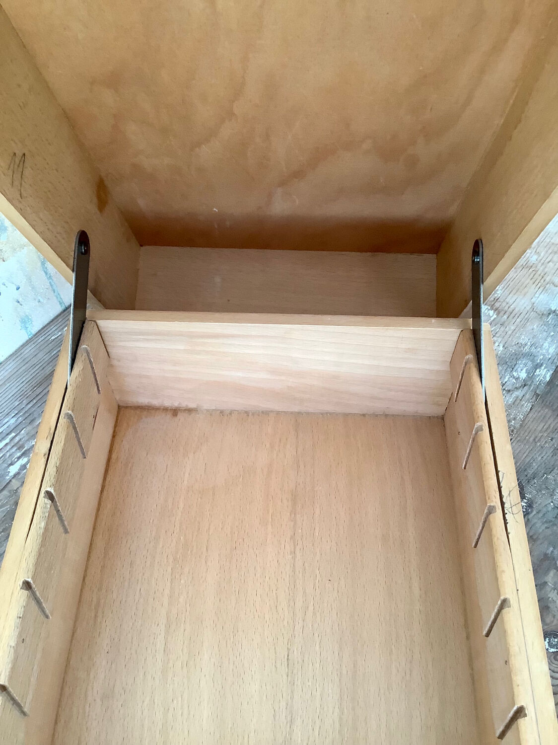 Storage box for wooden desk Soennecken