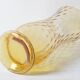Mid-century Large Stylish Amber Glass Flower Vase / Empoli / Italy / 1970s