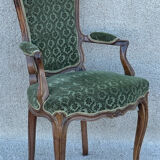 Louis XV style convertible armchair