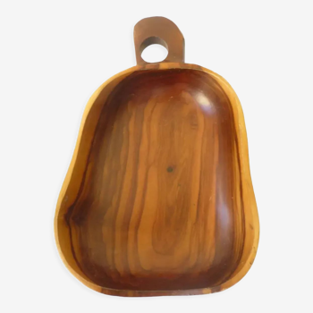 Wooden trinket bowl pear