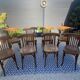 Ensemble de 8 chaises bistrot style Baumann bois courbé Annee 50/60