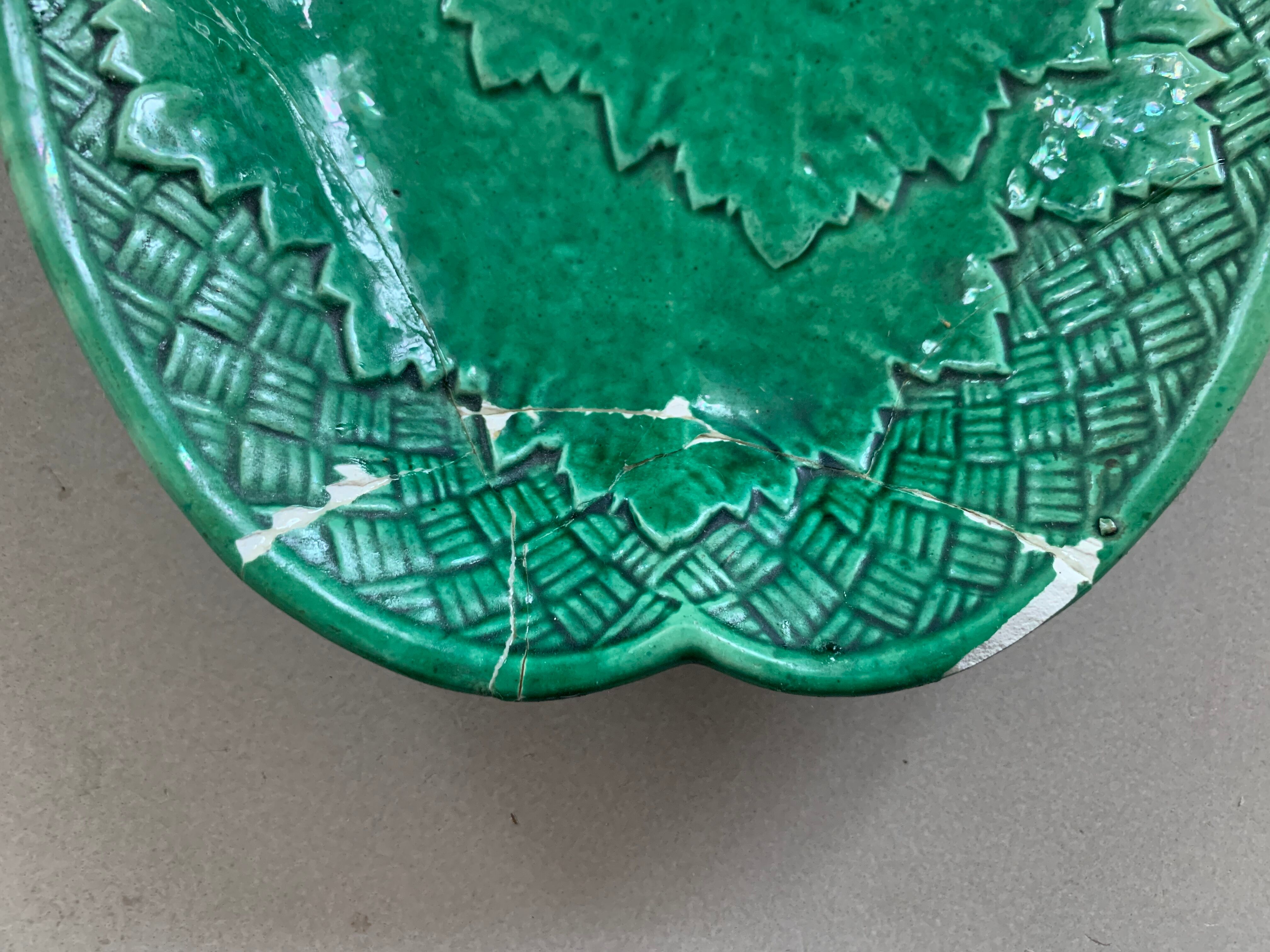 Earthenware dish J.Vieillard Bordeaux