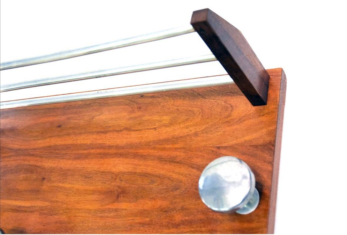 Wall Coat/hat Rack In Bauahus Style, 1950s