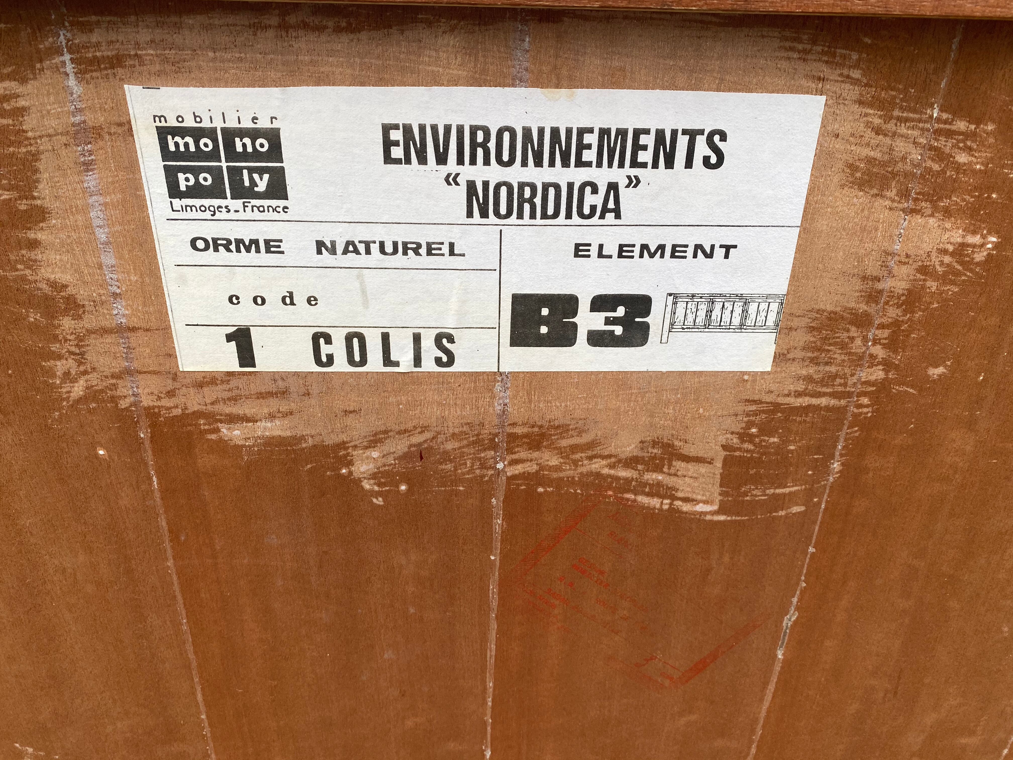 Louis Paolozzi elm sideboard for Monopoly