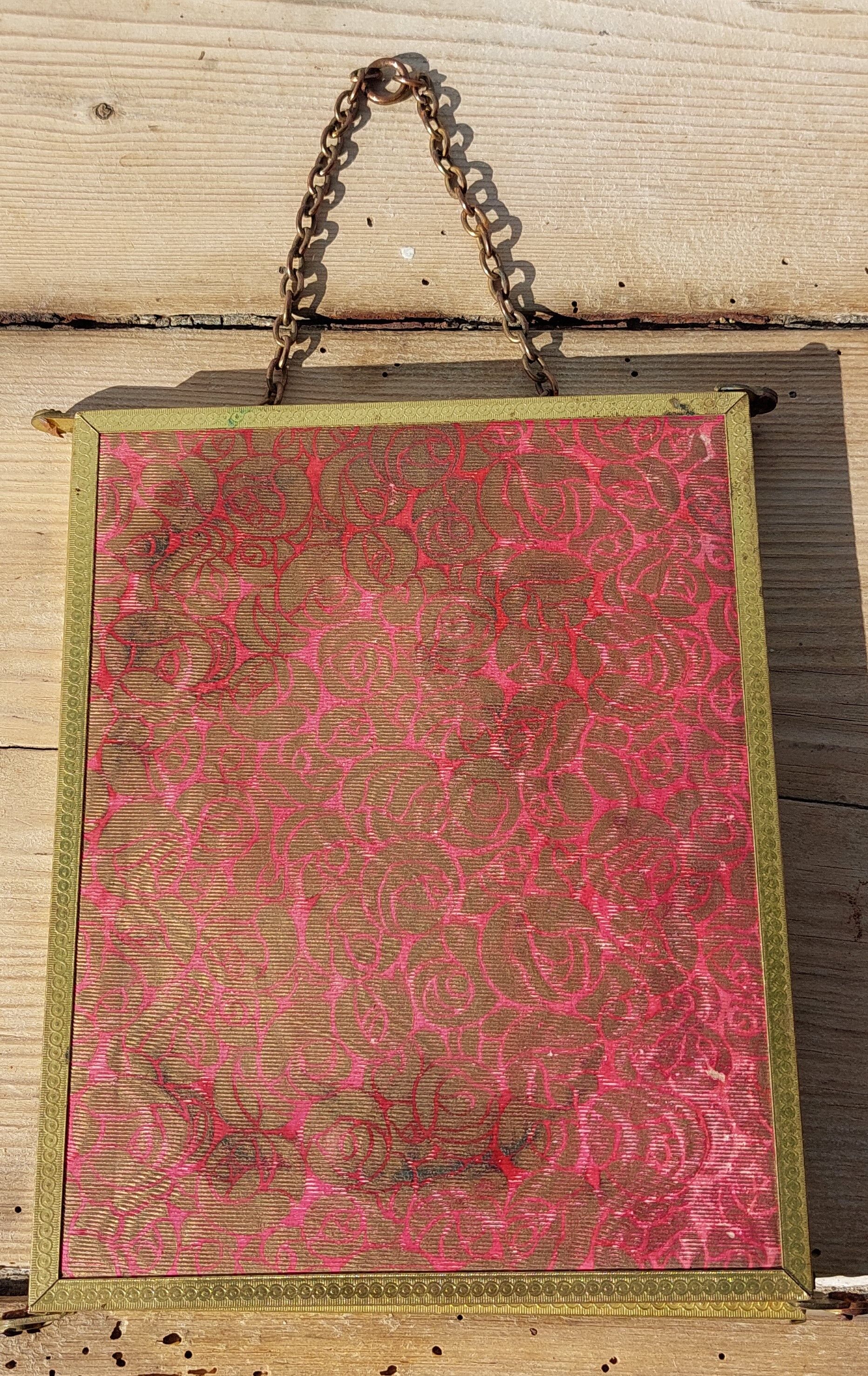 Art deco triptych mirror