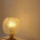 Brass and glass lamp