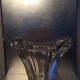 Vase vintage 70 en cristal de Val Saint Lambert