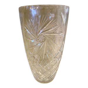 vase en cristal de bohème