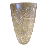 Bohemian crystal vase