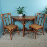 Maugrion console table and 2 chairs
