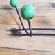 Vintage wall coat rack