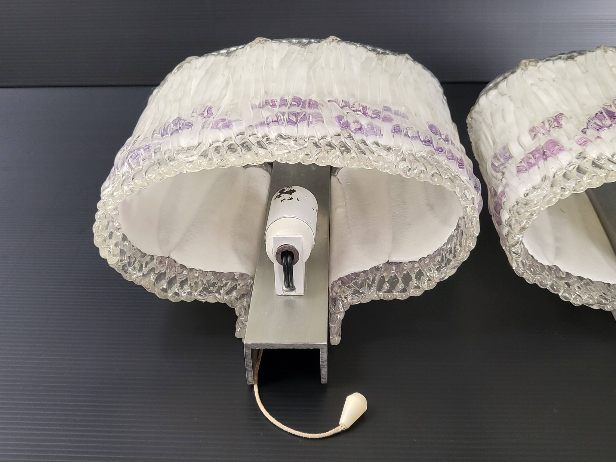Pair of vintage wall lights 1960