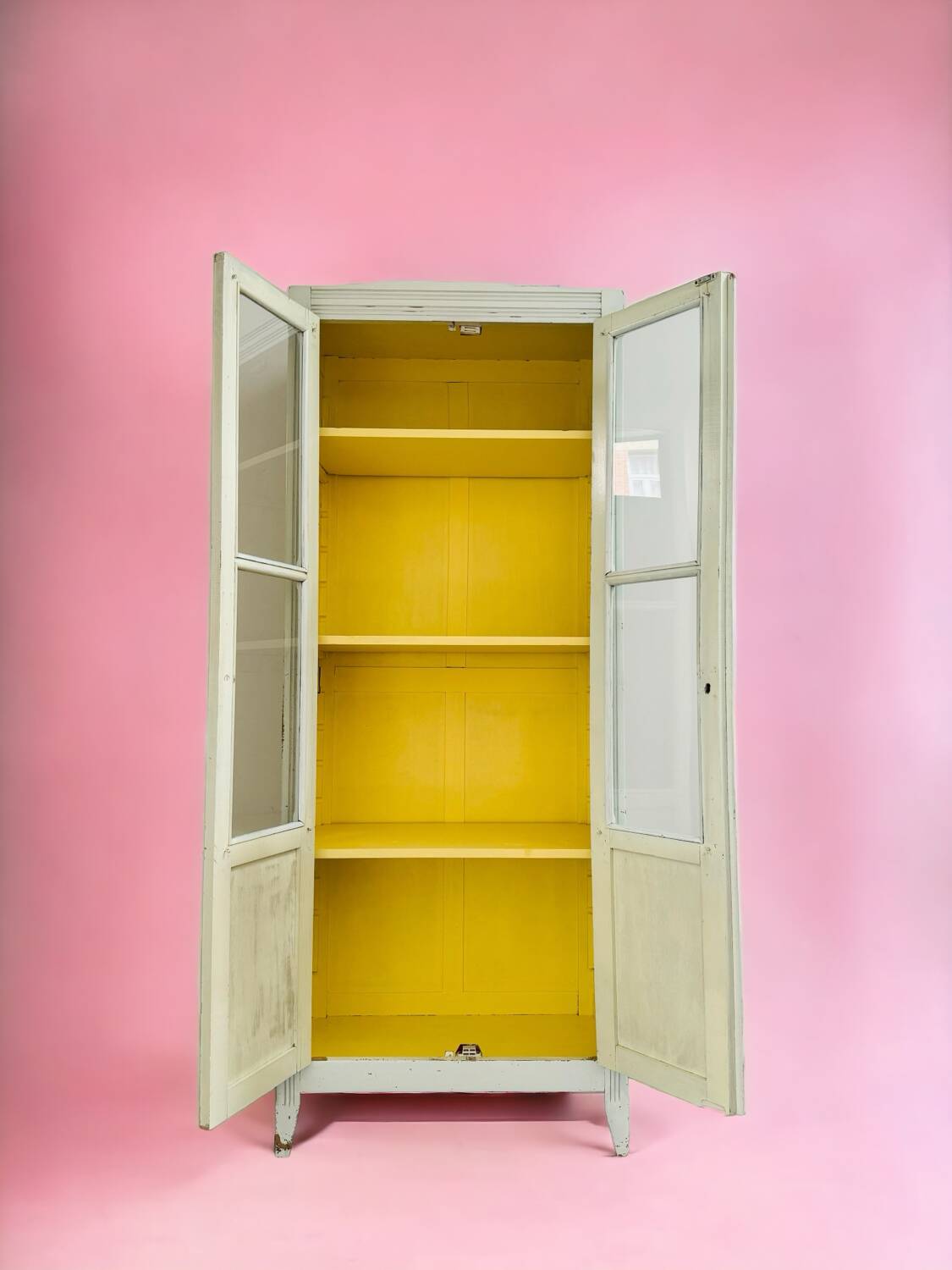 Parisian wardrobe with two glass doors