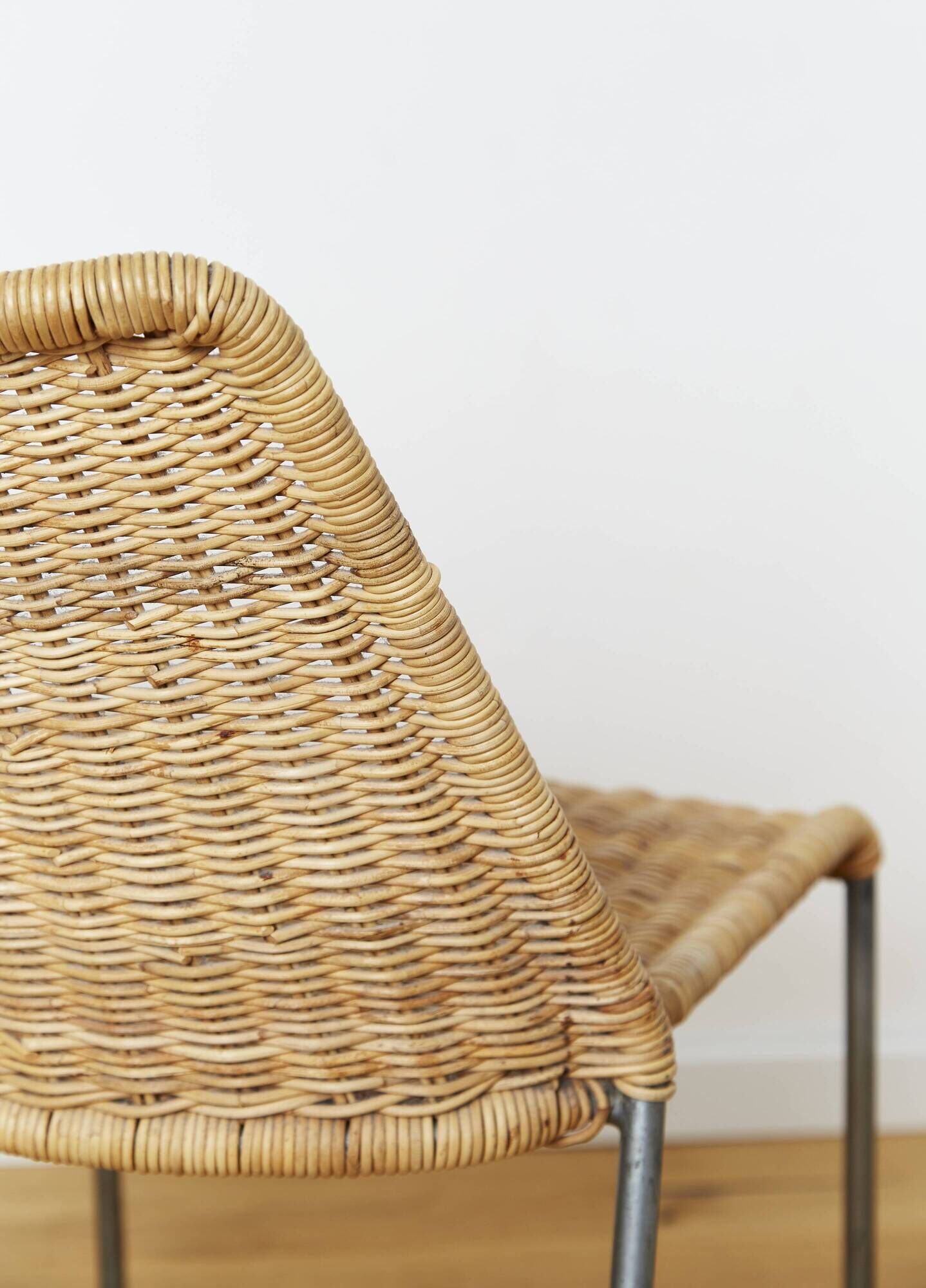 Herbert Hirche 'Santa Lucia' Wicker Chair for Wilde & Spieth | Set of Four
