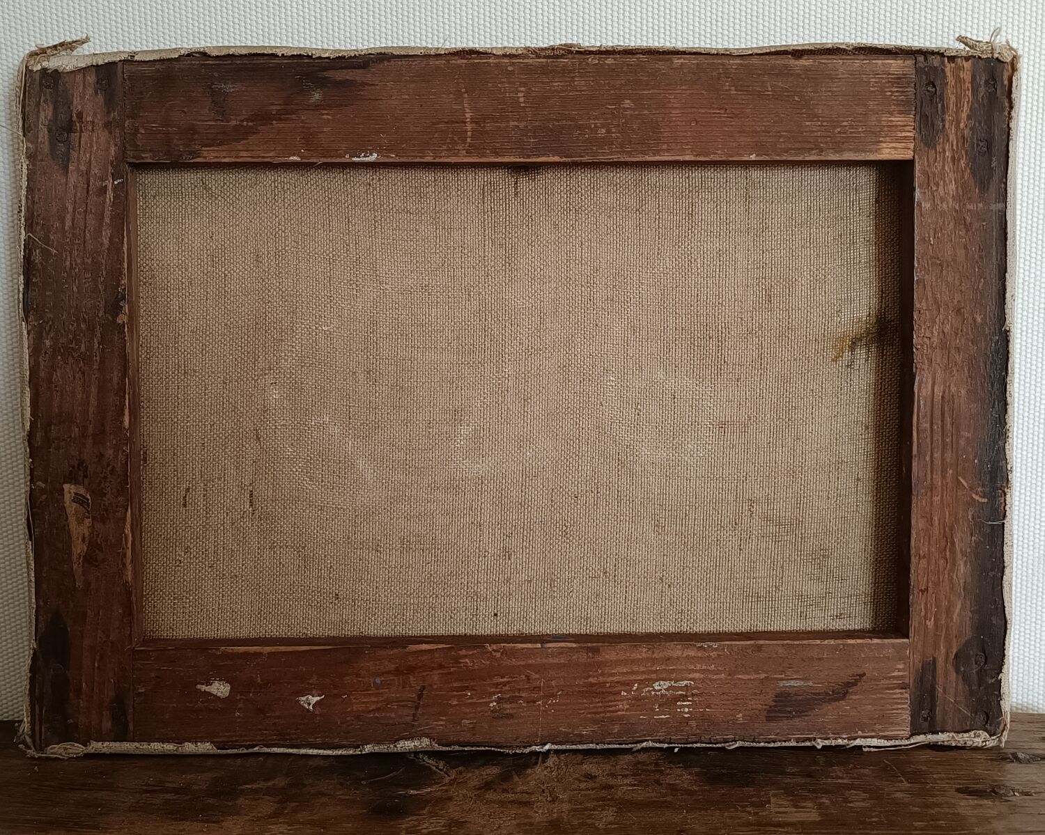 Painting still life with bouquet of flowers