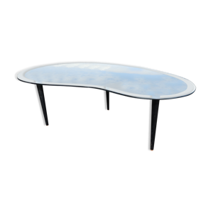 Table basse forme haricot