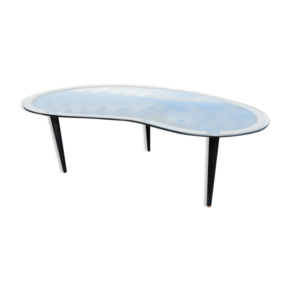 Table basse forme haricot des années 1970