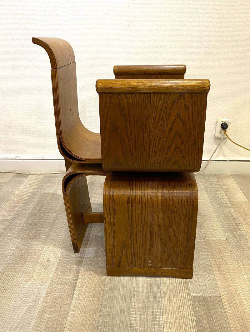 Tulip Design Bentwood Chairs