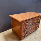 Commode en bambou Maugrion pour Roche Bobois