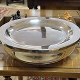 Silver metal dish warmer