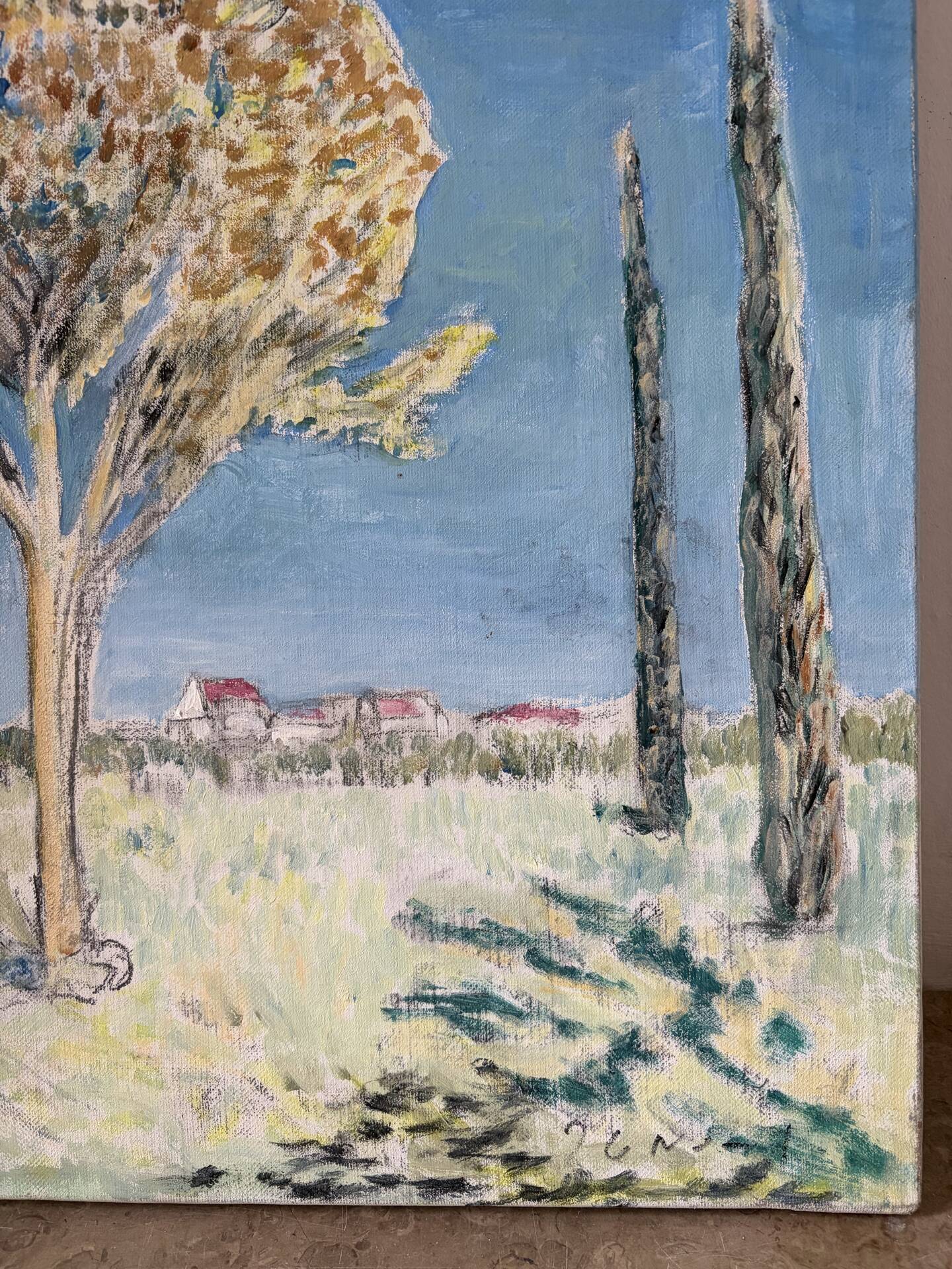 Modern Provence landscape