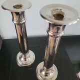 Pair of silver candlesticks