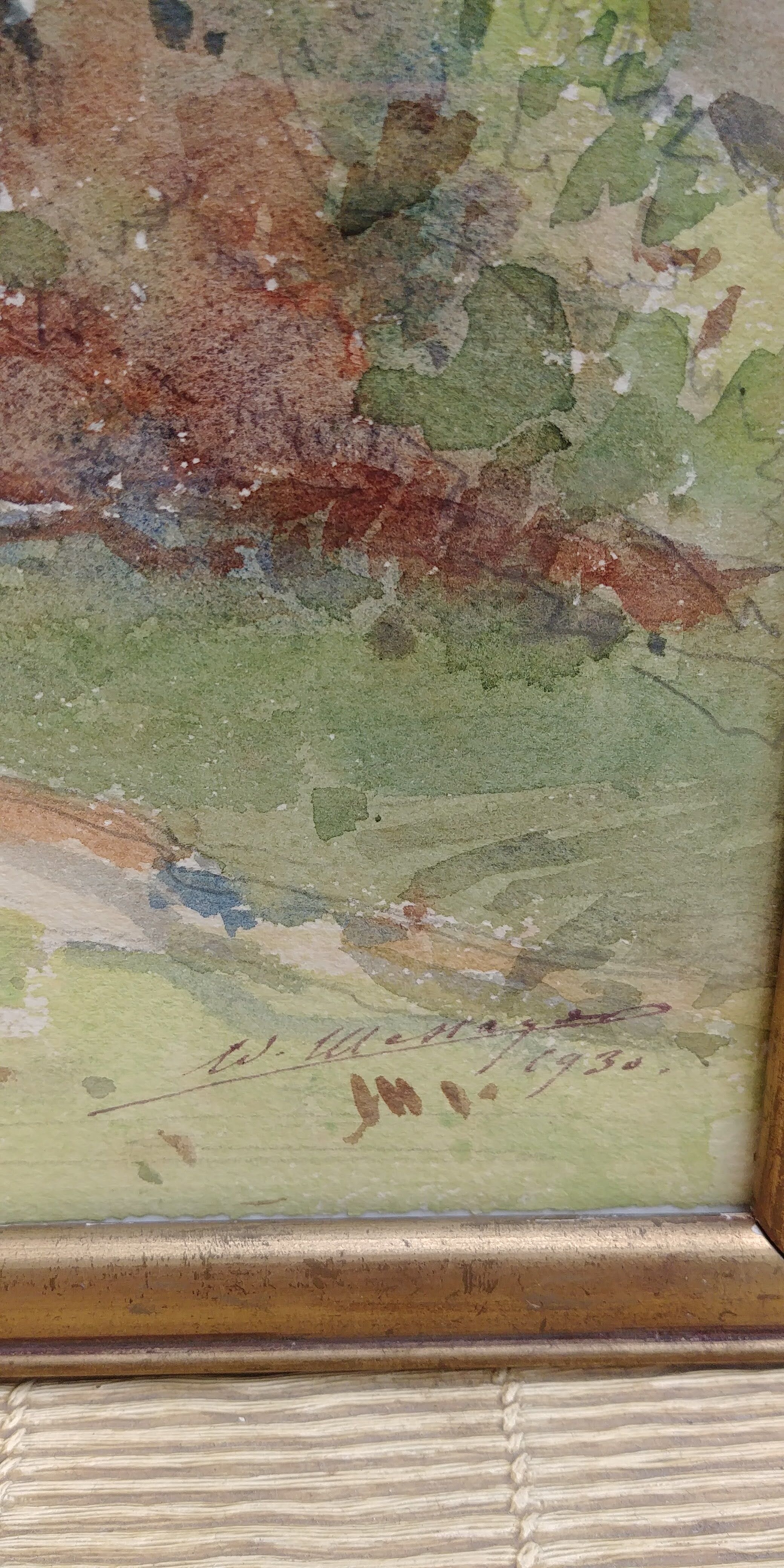 Ancient landscape painting