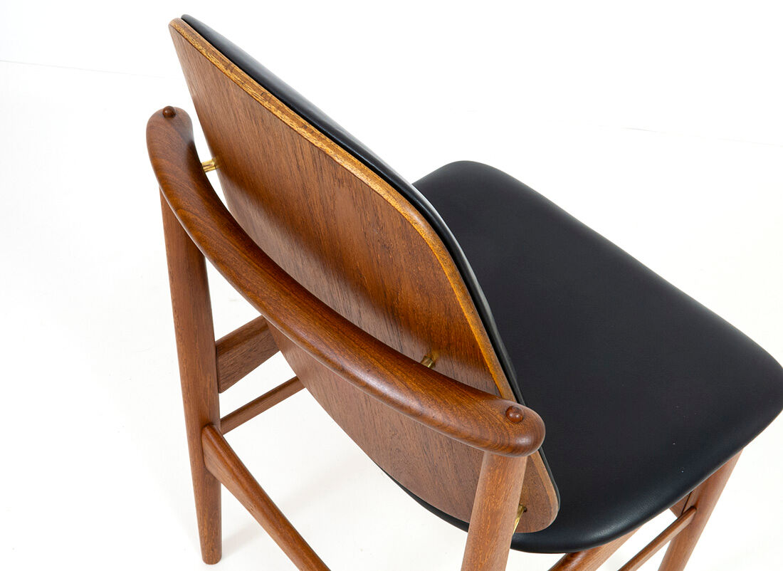 Danish teak chair designed by Arne Hovmand-Olsen for Jutex
