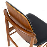 Chaise danoise en teck conçue par Arne Hovmand-Olsen pour Jutex