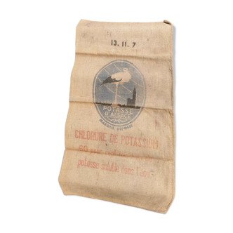 Ancient canvas bag
