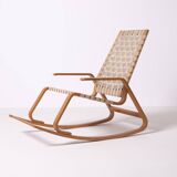 Bentwood rocking chair by Ludvik Volak, Holesov, Czechoslovakia, 1960s