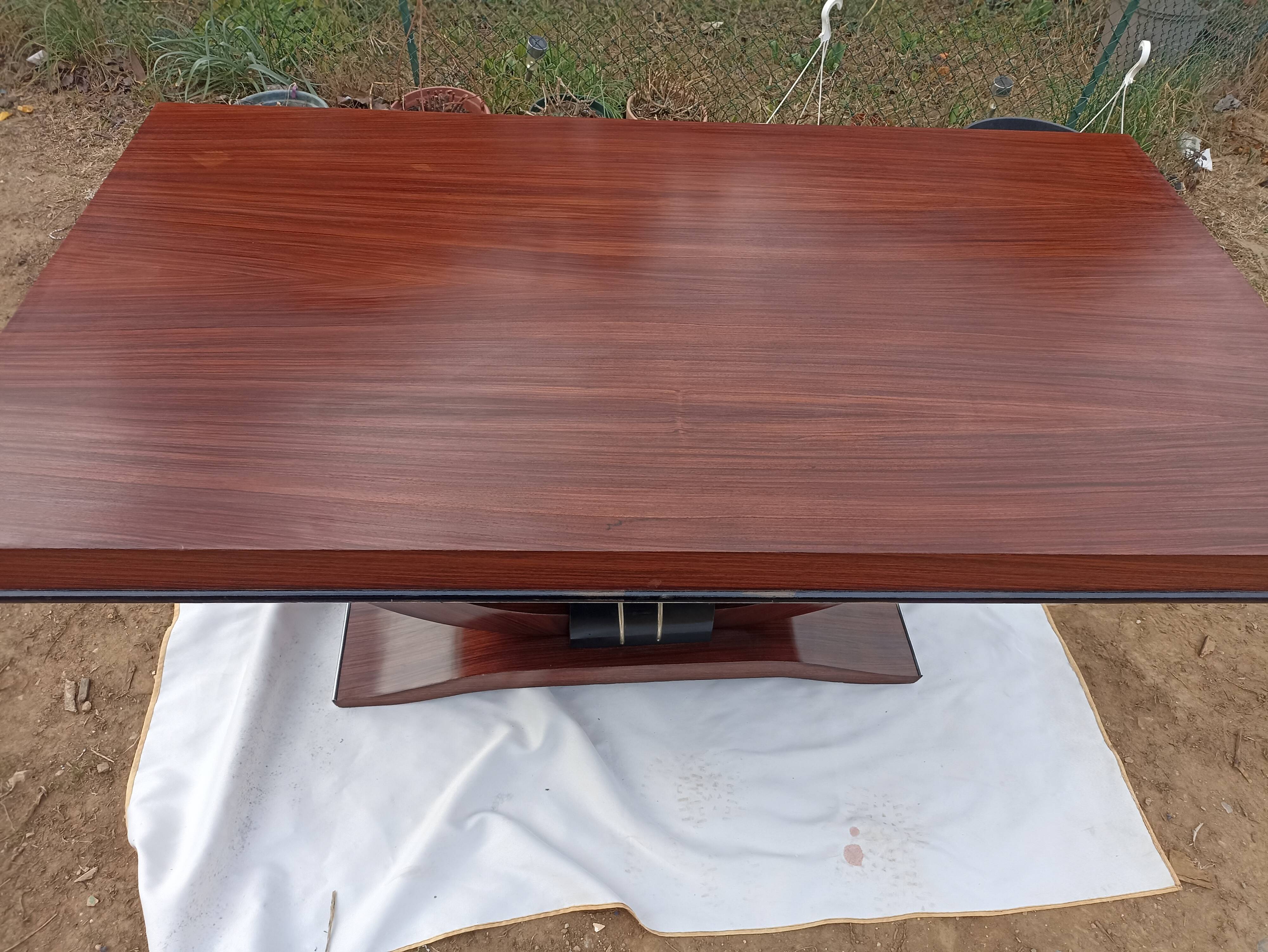 Art deco rosewood dining table