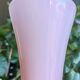 44 cm opaline vase - Pink "nymph's thigh" - 70s