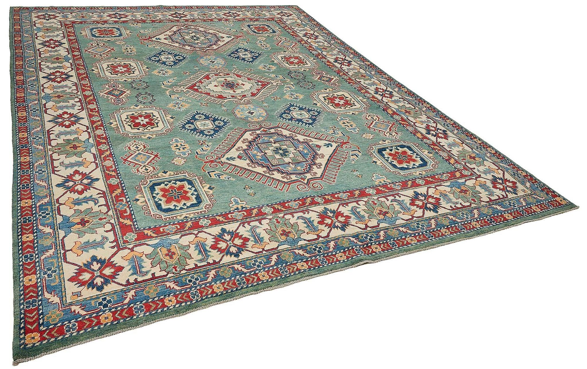 Turkish Handknotted Wool Oushak Rug 273 cm x 357 cm